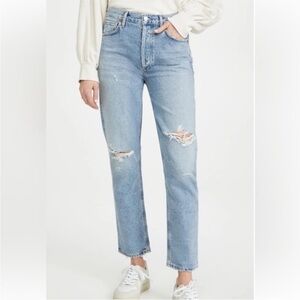 Citizens of Humanity Charlotte Denim Jeans Distressed Light Wash Women's